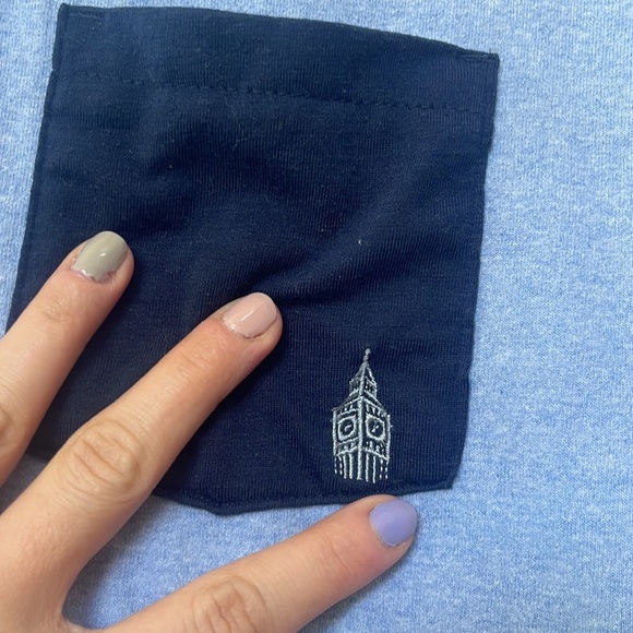 London Fog Short Sleeve T Shirt Blue size Medium - Picture 4 of 7